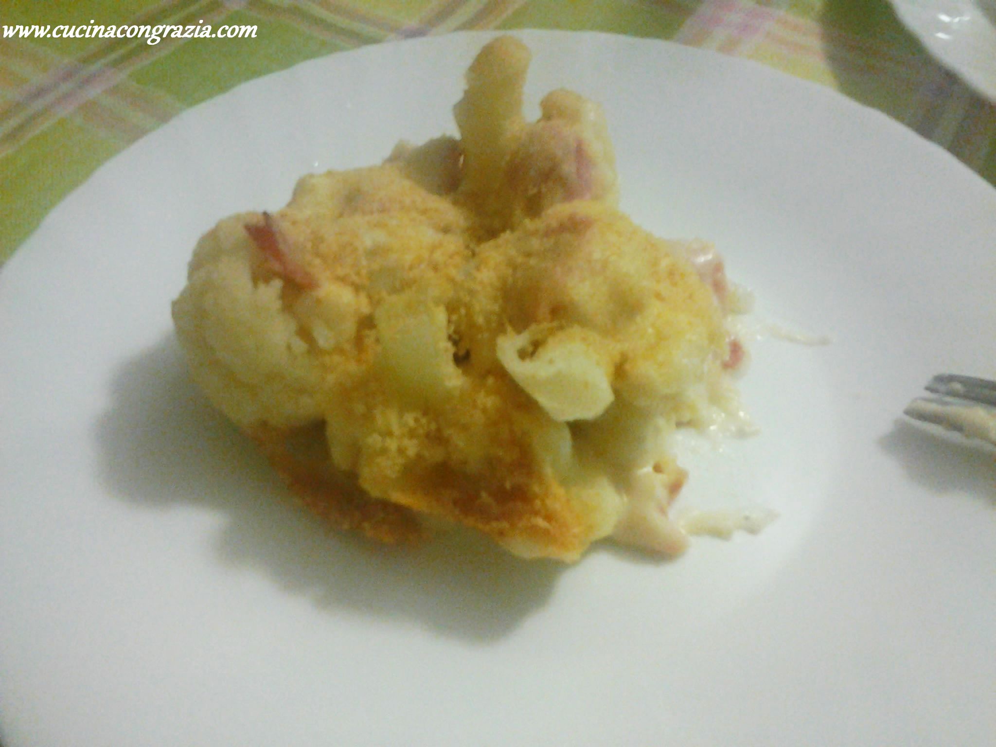 cavolfiore gratinato