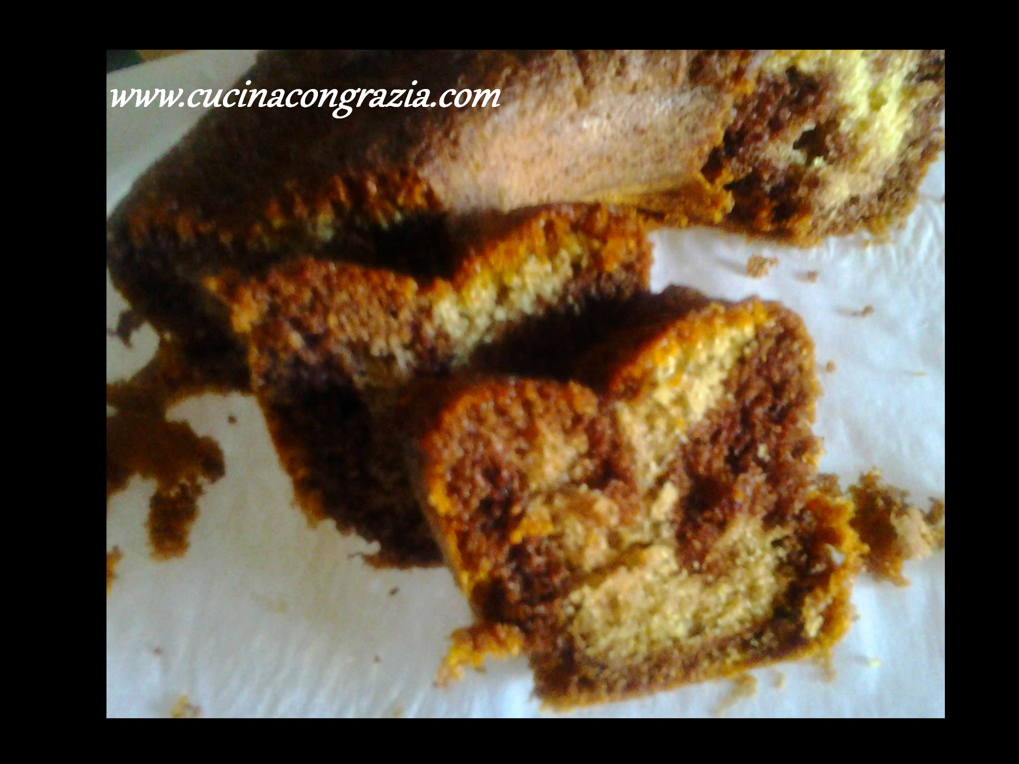 ciambella vaniglia e cacao
