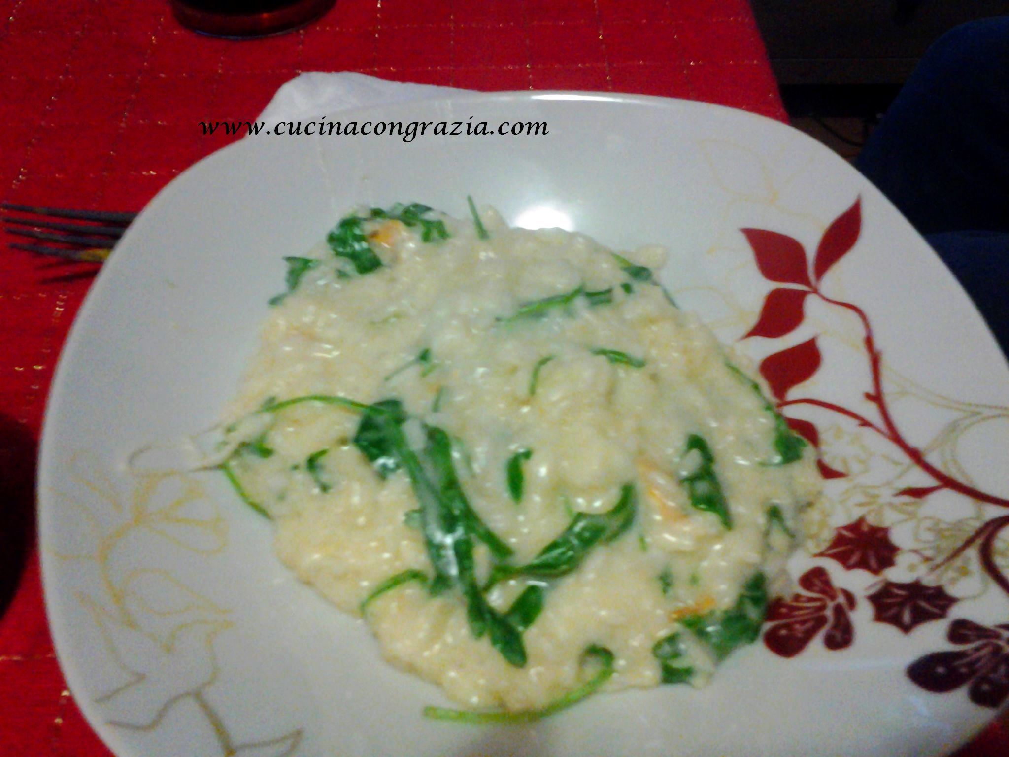 risotto con la rucola