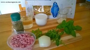 ingredienti mezzanelli alla menta