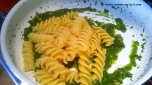 elicoidali con pesto di rucola