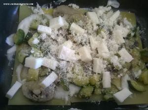 lasagna funghi zucchine e vaniglia