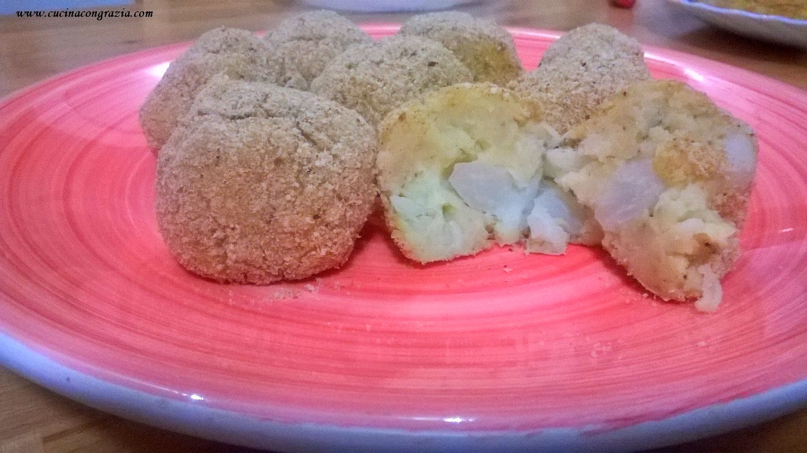 polpette verza e patate cotte al forno