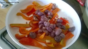 peperone con olive taggiasche di Gabriele