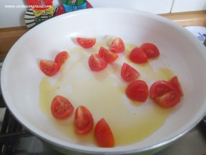 spaghetti di zucchine gamberi