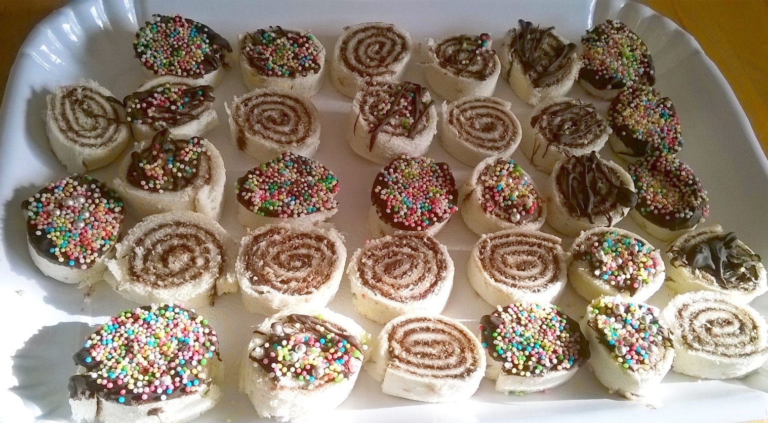 girelle con crema di nociola