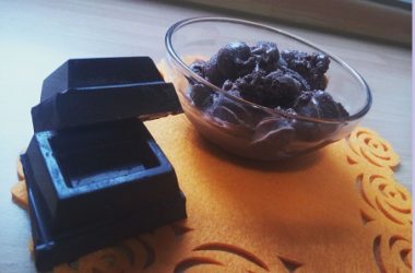 gelato al cioccolato fondente