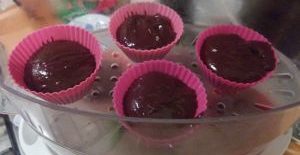 MUFFIN AL CIOCCOLATO COTTI AL VAPORE