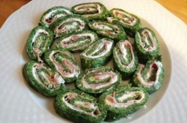 Girelle di frittata agli spinaci