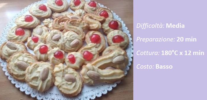 Biscotti Pasta frolla montata